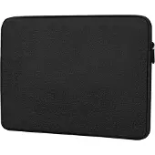 Mobigear Solid Katoen Sleeve Universeel - Laptop 13 inch - Zwart