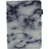 Mobigear Marble Bookcase voor Apple iPad 5 (2017) - Grijs