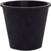 Fairzone Plantenpotten - Natuurrubber - Zwart - 6 Stuks - Zwart