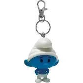 Plastoy De smurfen - sleutelhanger - 6 cm - kunststof -