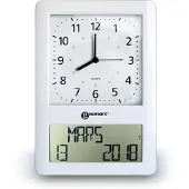 Geemarc Telecom Analoge klok met datumweergave - Visio 50 - Wit