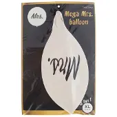 Espa BALLON wit 80 cm bedrukt " MRS"
