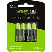 Green Cell HR6 Oplaadbare AA batterij (penlite) NiMH 2600 mAh 1.2 V 4 stuk(s)