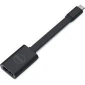 Dell USB-C naar (USB-C), Docking station + USB-hub, Zwart
