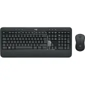 Logitech 920-008675 toetsenbord Inclusief muis Universeel RF Draadloos QWERTZ Duits Zwart