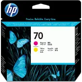 HP 70 originele printkop magenta en geel standard capacity