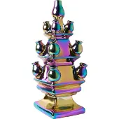 Heinen Delfts Blauw - Tulpenvaas - Regenboog - 3-delig - Keramiek - 40cm