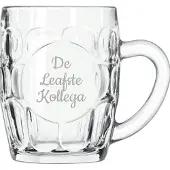 Libbey Gegraveerde Bierpul 55cl De Leafste Kollega