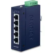 Planet ISW-500T, Ongereguleerd, Fast Ethernet (10/100), Volledig duplex, Wandmontabel