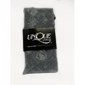 Unique living Servetten set 4st - Let it snow - 40x40cm - Donker Grijs - Kerst