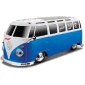 Maisto Tech 81529 - Afstandsbedieningsauto - VW Van Samba (blauw/wit, schaal 1:24)
