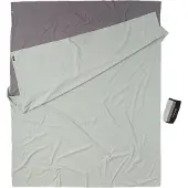 Cocoon Travel Sheet Double 100% Cotton Lakenzak Grey / Blue Double