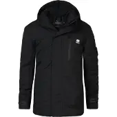 Petrol Industries - Jongens Winterjas - Waterafstotend met capuchon - Zwart - Maat 128