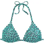 LASCANA Bikinitop marine / mintgroen / rosa