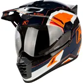 KLIM Krios Pro Rally Striking Oranje Adventure Helm Maat 3XL