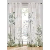 Bonprix Halftransparant gordijn met structuur (1 stuck) maat 175/135 cm
