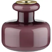 Marimekko - Puteli - Theelichthouder - Glas - Wijnrood
