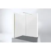 Best design Inloopdouche dalis nancy 80x200 cm 8 mm nano glas mat goud