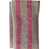 Himla Maya servet stripe pioen - set van 4
