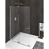 Polysan Modular schuifdeur rollend 120cm chroom