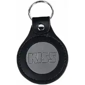 KiSS - Logo Sleutelhanger - Zwart/Zilverkleurig