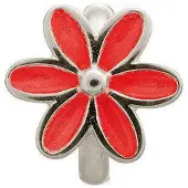 Endless Jewelry Endless Red Enamel Flower Silver Bedel Rood Zilver 41155-3