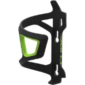 Cube HPP Side Cage - Bidonhouder - Fietsaccessoire - Ideaal voor kleinere frames - Zacht kunststof - Zwart/Groen