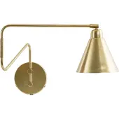 House Doctor Game wandlamp messing ijzer