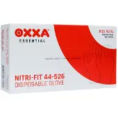 Oxxa Wegwerphandschoenen Nitri-Fit 44-526 Nitril Poedervrij Maat L Blauw 100 Stuks