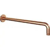 Brauer Copper Edition gebogen wandarm koper geborsteld PVD