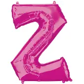 Amscan Folieballon Roze Letter 'Z' 83 cm