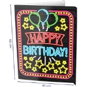 Paper Dreams Window Signs Happy Birthday Multi multi Karton