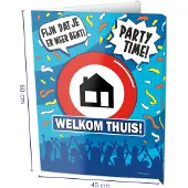 Paper Dreams Window Signs - Welkom Thuis Multi multi Karton