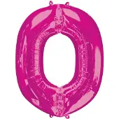 Amscan Folieballon Roze Letter 'O' Groot