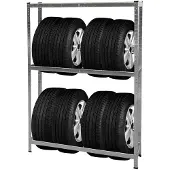 Monzana Bandenrek 180x120x40cm gegalvaniseerd 795kg