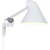 Louis Poulsen NJP wandlamp korte arm Wit