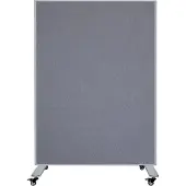 Ivol Mobiele scheidingswand - Akoestisch paneel/whiteboard - 120x160 cm - G