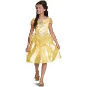Disney Princess Disney Bella Classic Princess Junior Costume Geel 7-8 Years Kinderen