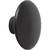 Muuto Dots Wood Coat Hooks Black | Ø 6.5 cm