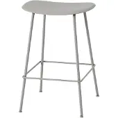 Muuto Fiber Tube barkruk 65 cm. grijs