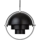 Gubi Multi-Lite Hanglamp Black Semi Matt | Chrome | Small