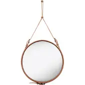 Gubi Adnet Circulaire spiegel M bruin