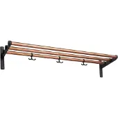 Essem Design Nostalgi Schoenenrek of hoedenplank koper, zwart frame