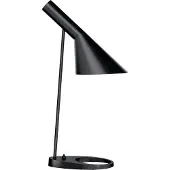 Louis Poulsen Tafellampe , AJ, Zwart, Woonkamer, Metaal, Designer