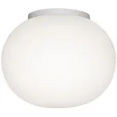 Flos - Glo-Ball Mini C/W Wand-/Plafondlamp (Spiegel Montering) White