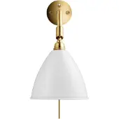 Gubi Wandlamp Bestlite BL7, wit / opaal, Woon-/ Eetkamer, metaal, Design, wandlamp