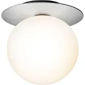 Nuura Liila 1 Wand/Plafondlamp Light Silver|Opal White | Large