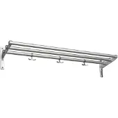 Essem Design Nostalgi Schoenenrek of hoedenplank aluminium, aluminium frame