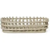 Ferm Living Keramische Mand Oval | Cashmere
