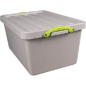 Really Useful Box Recycled opbergdoos 61 l, nestbaar, grijs 3 stuks